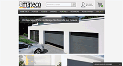 Desktop Screenshot of menuiseriemateco.fr